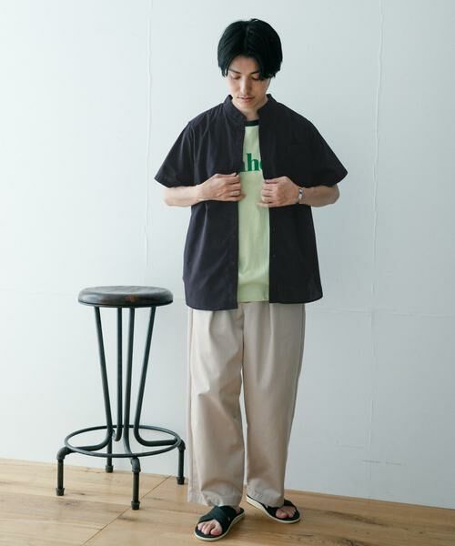 URBAN RESEARCH ITEMS / アーバンリサーチ アイテムズ シャツ・ブラウス | 『UR TECH Smart Linen Touch』ハイパフォーマンスリネン バンドカラーシャツ | 詳細28
