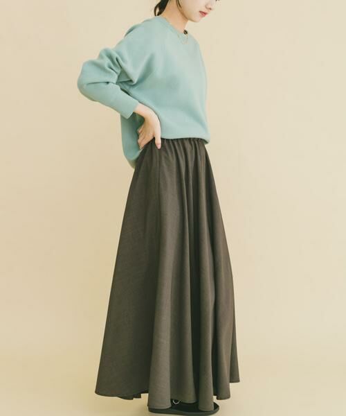 URBAN RESEARCH ITEMS / アーバンリサーチ アイテムズ ワンピース | スウェットライクニットスカートセット | 詳細3