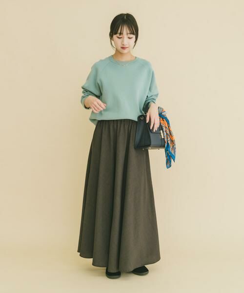 URBAN RESEARCH ITEMS / アーバンリサーチ アイテムズ ワンピース | スウェットライクニットスカートセット | 詳細5
