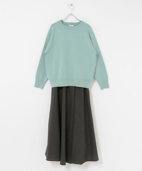 URBAN RESEARCH ITEMS / アーバンリサーチ アイテムズ ワンピース | スウェットライクニットスカートセット | 詳細6