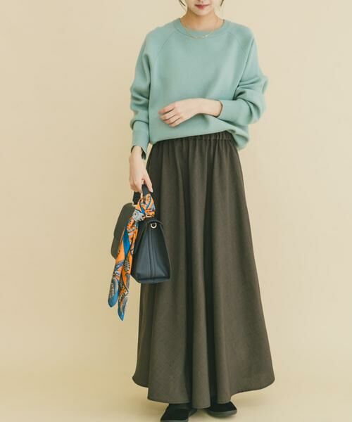 URBAN RESEARCH ITEMS / アーバンリサーチ アイテムズ ワンピース | スウェットライクニットスカートセット（ミント）