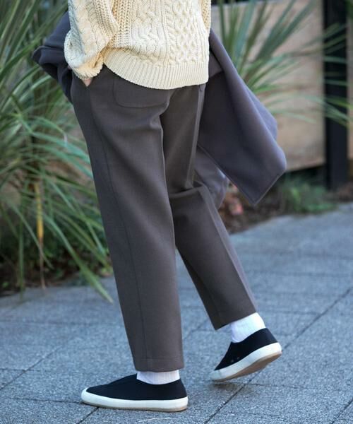 URBAN RESEARCH ITEMS / アーバンリサーチ アイテムズ その他パンツ | ウールタッチ センタープレスパンツ | 詳細15