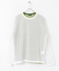 URBAN RESEARCH ITEMS / アーバンリサーチ アイテムズ Tシャツ | メッシュトップス+Tシャツ レイヤードセット