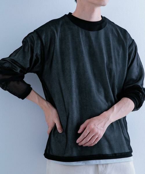 URBAN RESEARCH ITEMS / アーバンリサーチ アイテムズ Tシャツ | メッシュトップス+Tシャツ レイヤードセット | 詳細5