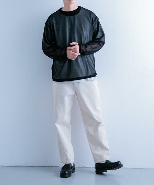 URBAN RESEARCH ITEMS / アーバンリサーチ アイテムズ Tシャツ | メッシュトップス+Tシャツ レイヤードセット | 詳細7