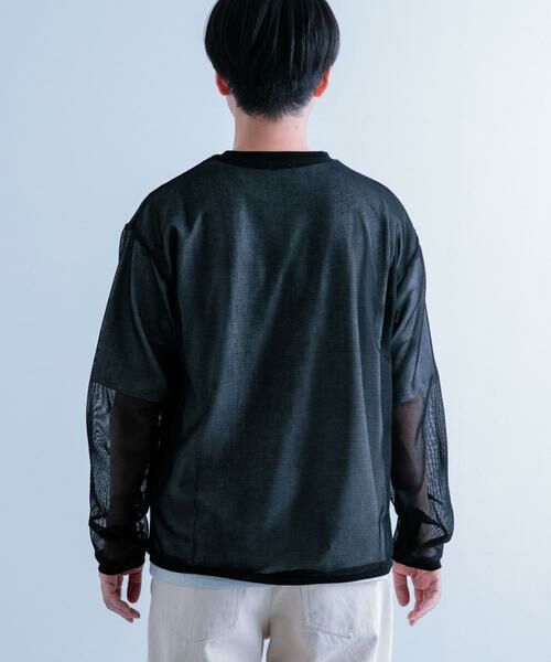URBAN RESEARCH ITEMS / アーバンリサーチ アイテムズ Tシャツ | メッシュトップス+Tシャツ レイヤードセット | 詳細10