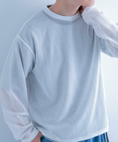 URBAN RESEARCH ITEMS / アーバンリサーチ アイテムズ Tシャツ | メッシュトップス+Tシャツ レイヤードセット | 詳細16
