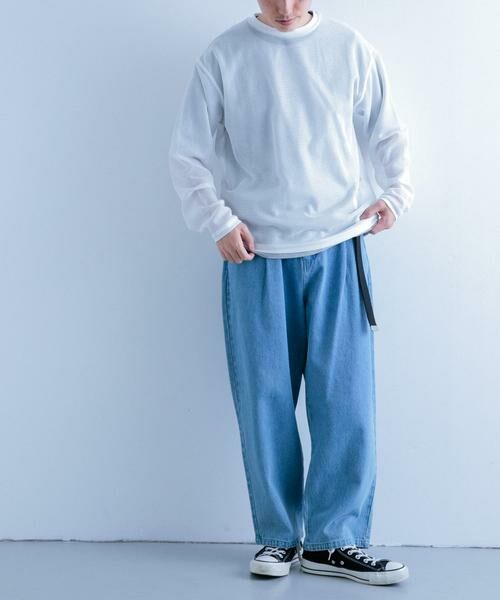 URBAN RESEARCH ITEMS / アーバンリサーチ アイテムズ Tシャツ | メッシュトップス+Tシャツ レイヤードセット | 詳細19