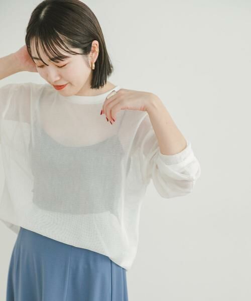 URBAN RESEARCH ITEMS / アーバンリサーチ アイテムズ Tシャツ | メッシュトップス+Tシャツ レイヤードセット | 詳細20