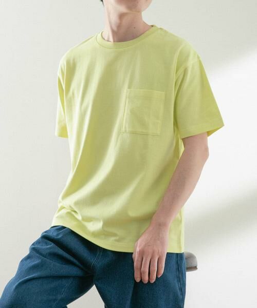 URBAN RESEARCH ITEMS / アーバンリサーチ アイテムズ Tシャツ | USAコットン ムジポケットTシャツ | 詳細1