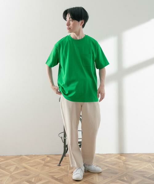 URBAN RESEARCH ITEMS / アーバンリサーチ アイテムズ Tシャツ | USAコットン ムジポケットTシャツ | 詳細12