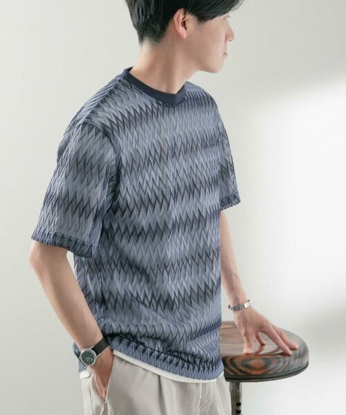 URBAN RESEARCH ITEMS / アーバンリサーチ アイテムズ Tシャツ | シアージャカードTシャツ | 詳細1