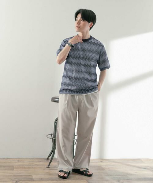 URBAN RESEARCH ITEMS / アーバンリサーチ アイテムズ Tシャツ | シアージャカードTシャツ | 詳細3