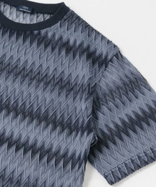 URBAN RESEARCH ITEMS / アーバンリサーチ アイテムズ Tシャツ | シアージャカードTシャツ | 詳細5