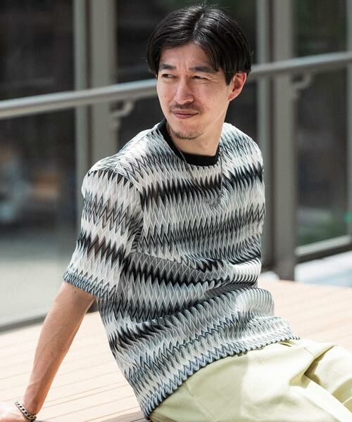 URBAN RESEARCH ITEMS / アーバンリサーチ アイテムズ Tシャツ | シアージャカードTシャツ | 詳細6