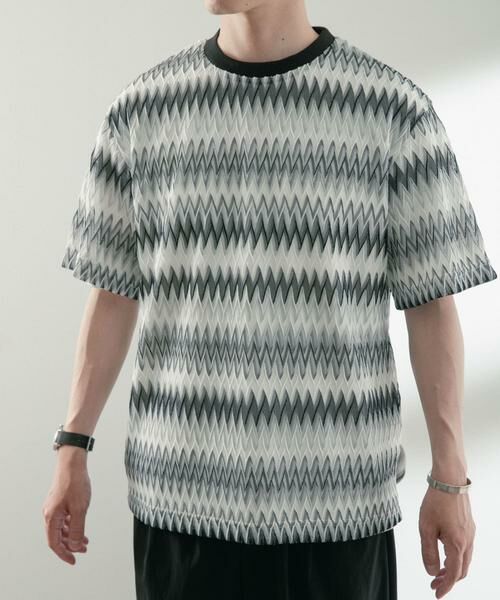 URBAN RESEARCH ITEMS / アーバンリサーチ アイテムズ Tシャツ | シアージャカードTシャツ | 詳細16