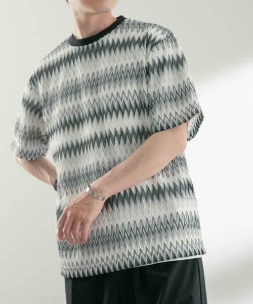 URBAN RESEARCH ITEMS / アーバンリサーチ アイテムズ Tシャツ | シアージャカードTシャツ | 詳細8