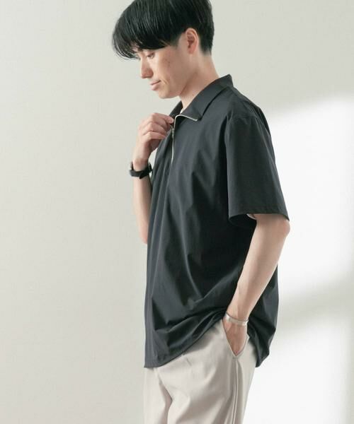 URBAN RESEARCH ITEMS / アーバンリサーチ アイテムズ Tシャツ | シルキーナイロンハーフZIP多機能トップス | 詳細19