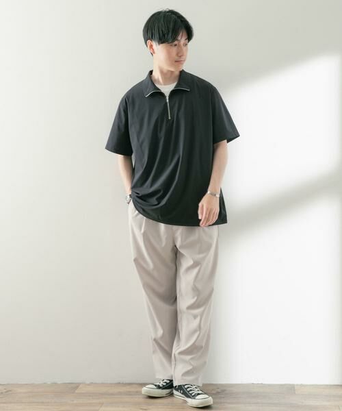 URBAN RESEARCH ITEMS / アーバンリサーチ アイテムズ Tシャツ | シルキーナイロンハーフZIP多機能トップス | 詳細20