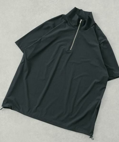URBAN RESEARCH ITEMS / アーバンリサーチ アイテムズ Tシャツ | シルキーナイロンハーフZIP多機能トップス | 詳細21
