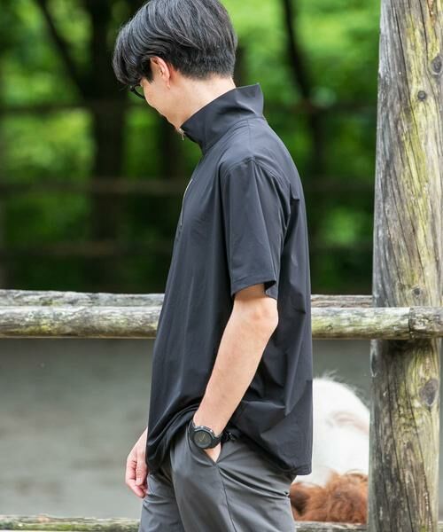 URBAN RESEARCH ITEMS / アーバンリサーチ アイテムズ Tシャツ | シルキーナイロンハーフZIP多機能トップス | 詳細12