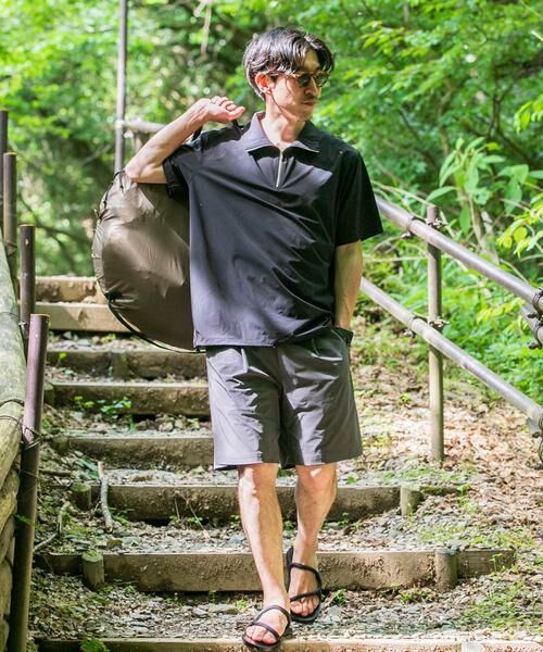 URBAN RESEARCH ITEMS / アーバンリサーチ アイテムズ Tシャツ | シルキーナイロンハーフZIP多機能トップス | 詳細15