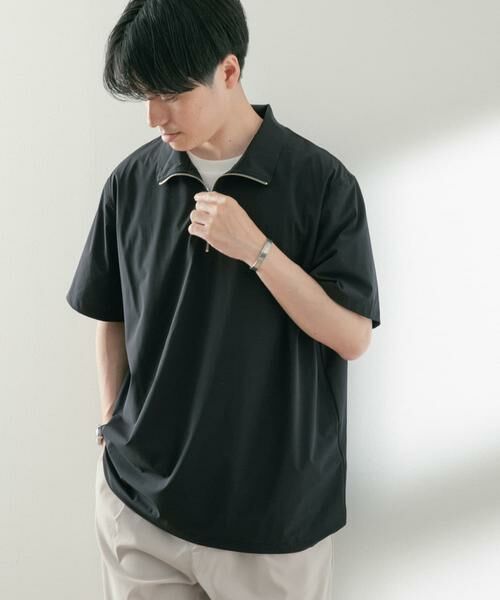 URBAN RESEARCH ITEMS / アーバンリサーチ アイテムズ Tシャツ | シルキーナイロンハーフZIP多機能トップス | 詳細17