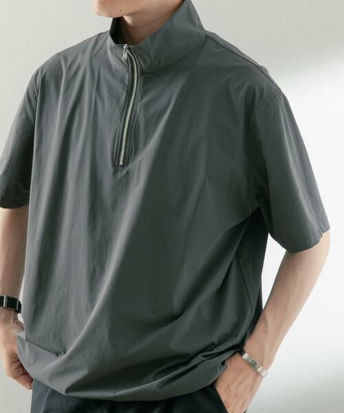 URBAN RESEARCH ITEMS / アーバンリサーチ アイテムズ Tシャツ | シルキーナイロンハーフZIP多機能トップス | 詳細26