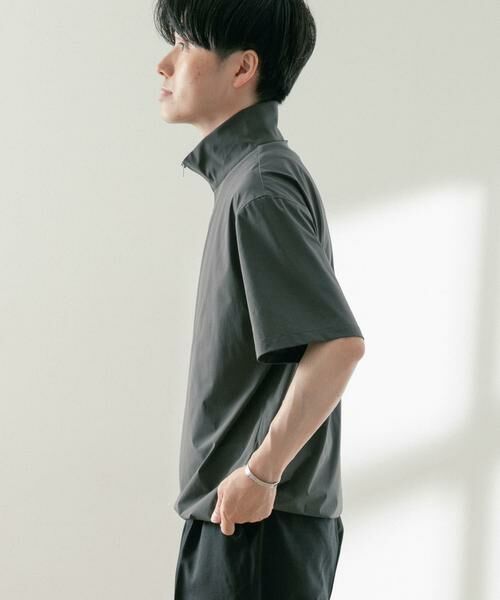 URBAN RESEARCH ITEMS / アーバンリサーチ アイテムズ Tシャツ | シルキーナイロンハーフZIP多機能トップス | 詳細28