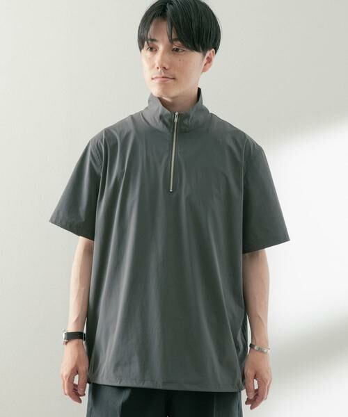 URBAN RESEARCH ITEMS / アーバンリサーチ アイテムズ Tシャツ | シルキーナイロンハーフZIP多機能トップス | 詳細30