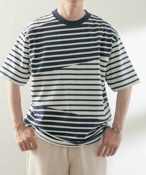 URBAN RESEARCH ITEMS / アーバンリサーチ アイテムズ Tシャツ | クレイジーボーダーショートスリーブTシャツ | 詳細19