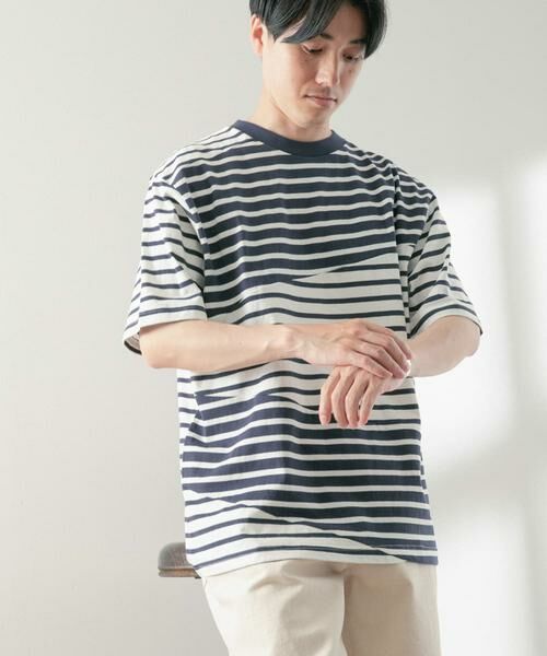 URBAN RESEARCH ITEMS / アーバンリサーチ アイテムズ Tシャツ | クレイジーボーダーショートスリーブTシャツ | 詳細20