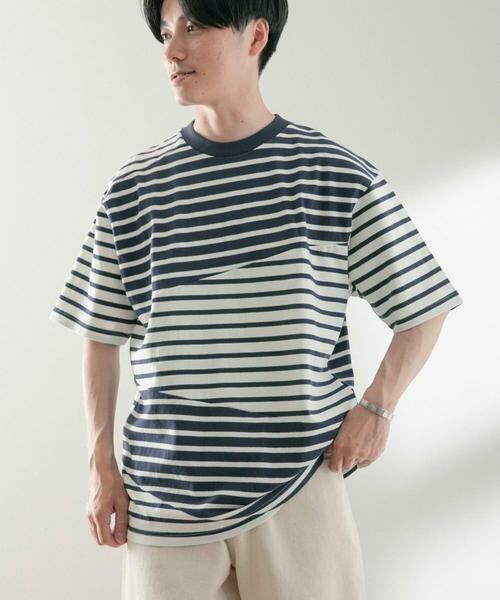 URBAN RESEARCH ITEMS / アーバンリサーチ アイテムズ Tシャツ | クレイジーボーダーショートスリーブTシャツ | 詳細21