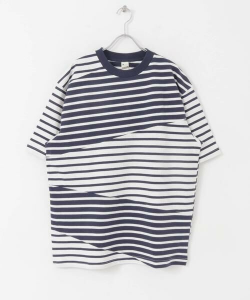 URBAN RESEARCH ITEMS / アーバンリサーチ アイテムズ Tシャツ | クレイジーボーダーショートスリーブTシャツ | 詳細23