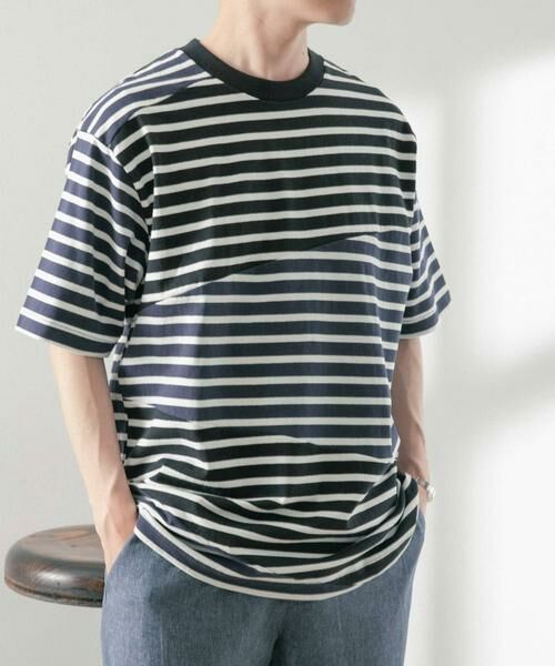 URBAN RESEARCH ITEMS / アーバンリサーチ アイテムズ Tシャツ | クレイジーボーダーショートスリーブTシャツ | 詳細25