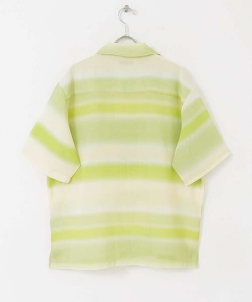 URBAN RESEARCH ITEMS / アーバンリサーチ アイテムズ シャツ・ブラウス | プリントボーダー 半袖シアーシャツ | 詳細4