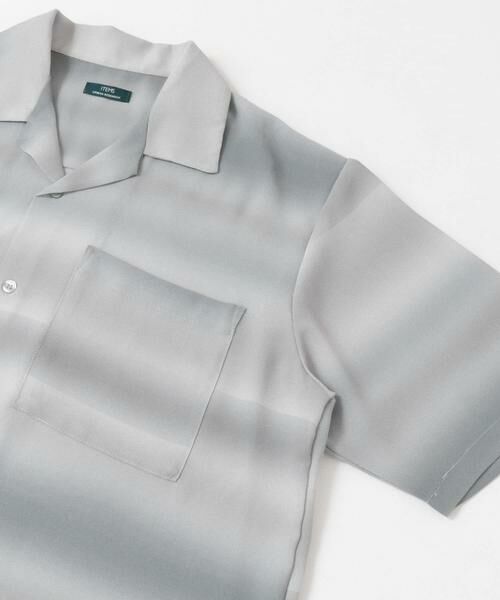 URBAN RESEARCH ITEMS / アーバンリサーチ アイテムズ シャツ・ブラウス | プリントボーダー 半袖シアーシャツ | 詳細25