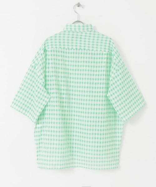 URBAN RESEARCH ITEMS / アーバンリサーチ アイテムズ シャツ・ブラウス | シアサッカーチェック ショートスリーブシャツ | 詳細6