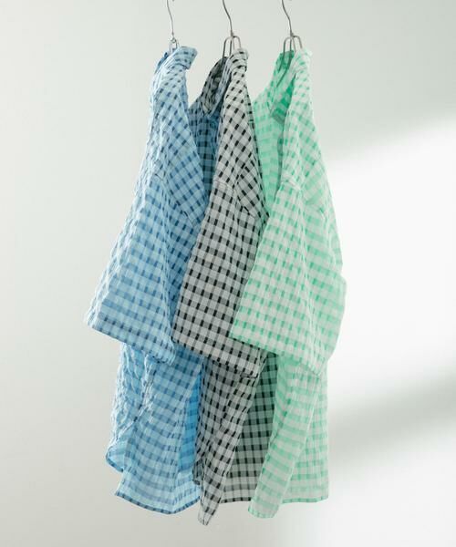 URBAN RESEARCH ITEMS / アーバンリサーチ アイテムズ シャツ・ブラウス | シアサッカーチェック ショートスリーブシャツ | 詳細13