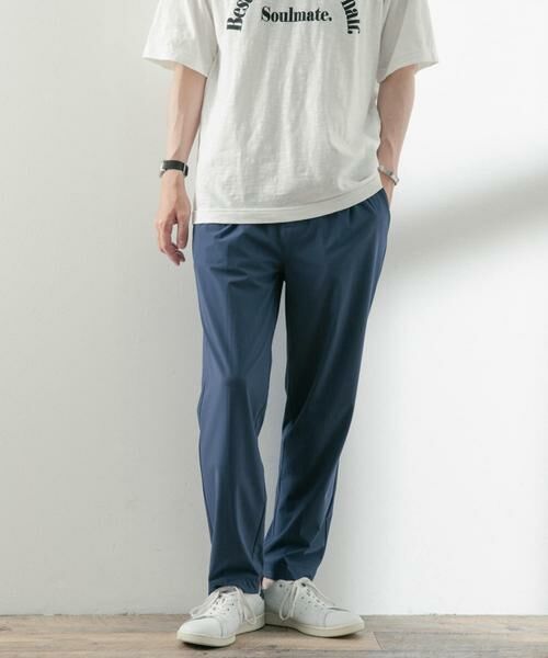 URBAN RESEARCH ITEMS / アーバンリサーチ アイテムズ その他パンツ | シルキーナイロン 多機能 タックパンツ | 詳細1