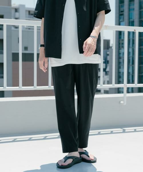 URBAN RESEARCH ITEMS / アーバンリサーチ アイテムズ その他パンツ | シルキーナイロン 多機能 タックパンツ | 詳細9