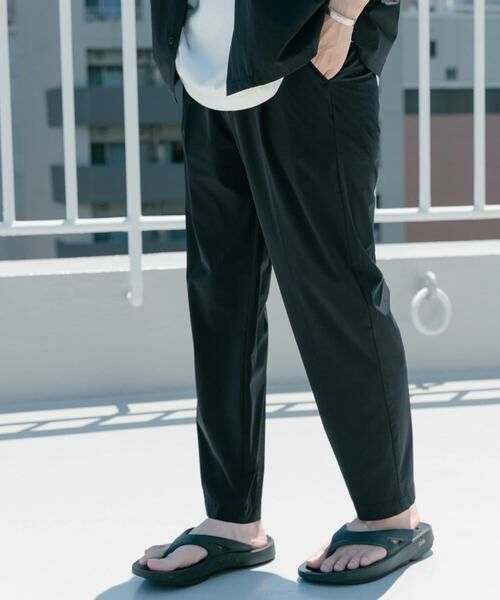 URBAN RESEARCH ITEMS / アーバンリサーチ アイテムズ その他パンツ | シルキーナイロン 多機能 タックパンツ | 詳細10