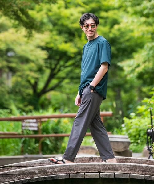 URBAN RESEARCH ITEMS / アーバンリサーチ アイテムズ その他パンツ | シルキーナイロン 多機能 タックパンツ | 詳細24