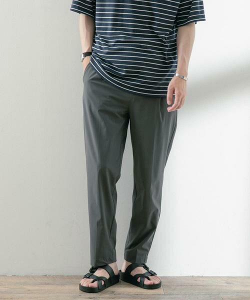 URBAN RESEARCH ITEMS / アーバンリサーチ アイテムズ その他パンツ | シルキーナイロン 多機能 タックパンツ | 詳細25