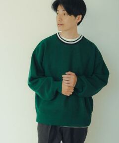 URBAN RESEARCH ITEMS / アーバンリサーチ アイテムズ Tシャツ | 衿ライン メッシュクルーネック プルオーバー