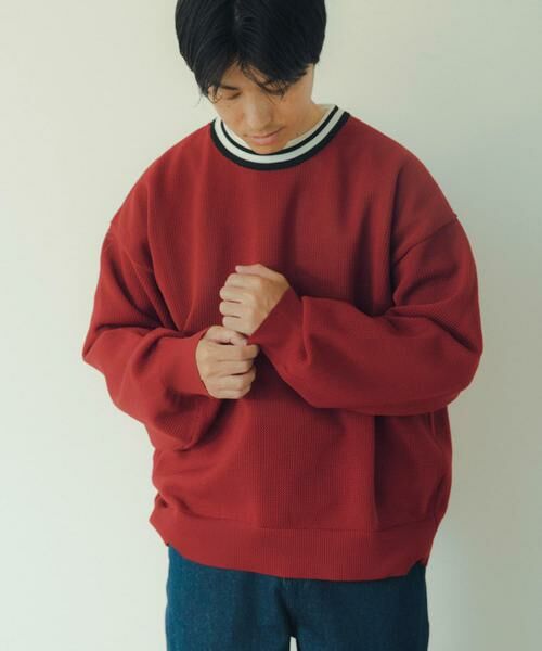 URBAN RESEARCH ITEMS / アーバンリサーチ アイテムズ Tシャツ | 衿ライン メッシュクルーネック プルオーバー | 詳細3