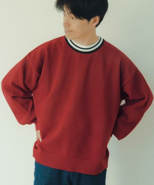 URBAN RESEARCH ITEMS / アーバンリサーチ アイテムズ Tシャツ | 衿ライン メッシュクルーネック プルオーバー | 詳細4