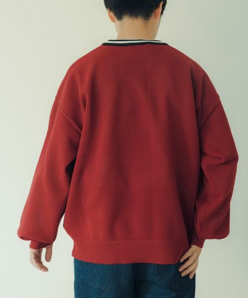 URBAN RESEARCH ITEMS / アーバンリサーチ アイテムズ Tシャツ | 衿ライン メッシュクルーネック プルオーバー | 詳細5