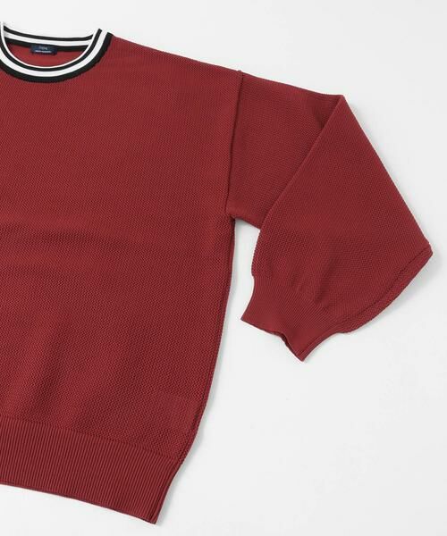 URBAN RESEARCH ITEMS / アーバンリサーチ アイテムズ Tシャツ | 衿ライン メッシュクルーネック プルオーバー | 詳細8