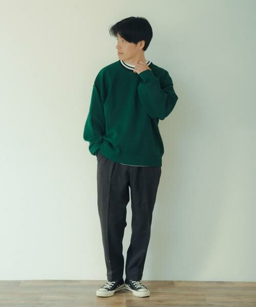 URBAN RESEARCH ITEMS / アーバンリサーチ アイテムズ Tシャツ | 衿ライン メッシュクルーネック プルオーバー | 詳細15